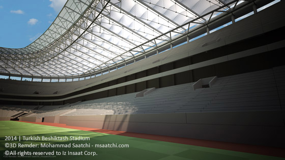 Turkish Beshiktash Stadium