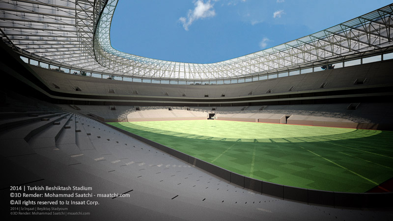 Turkish Beshiktash Stadium