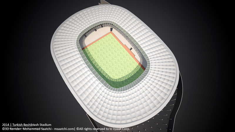 Turkish Beshiktash Stadium